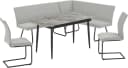 OTTO HOME Eckbankgruppe Stevian Grau Strukturstoffbezug Bild 2