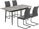 Essgruppe OTTO HOME "Stevian" Anthrazit Freischwingerstühle Bild 2