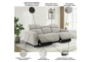 OTTO HOME SKAANE 3-Sitzer Sofa Relaxfunktion Kunstleder Cognac Bild 3