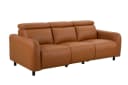 OTTO HOME SKAANE 3-Sitzer Sofa Relaxfunktion Kunstleder Cognac Bild 4