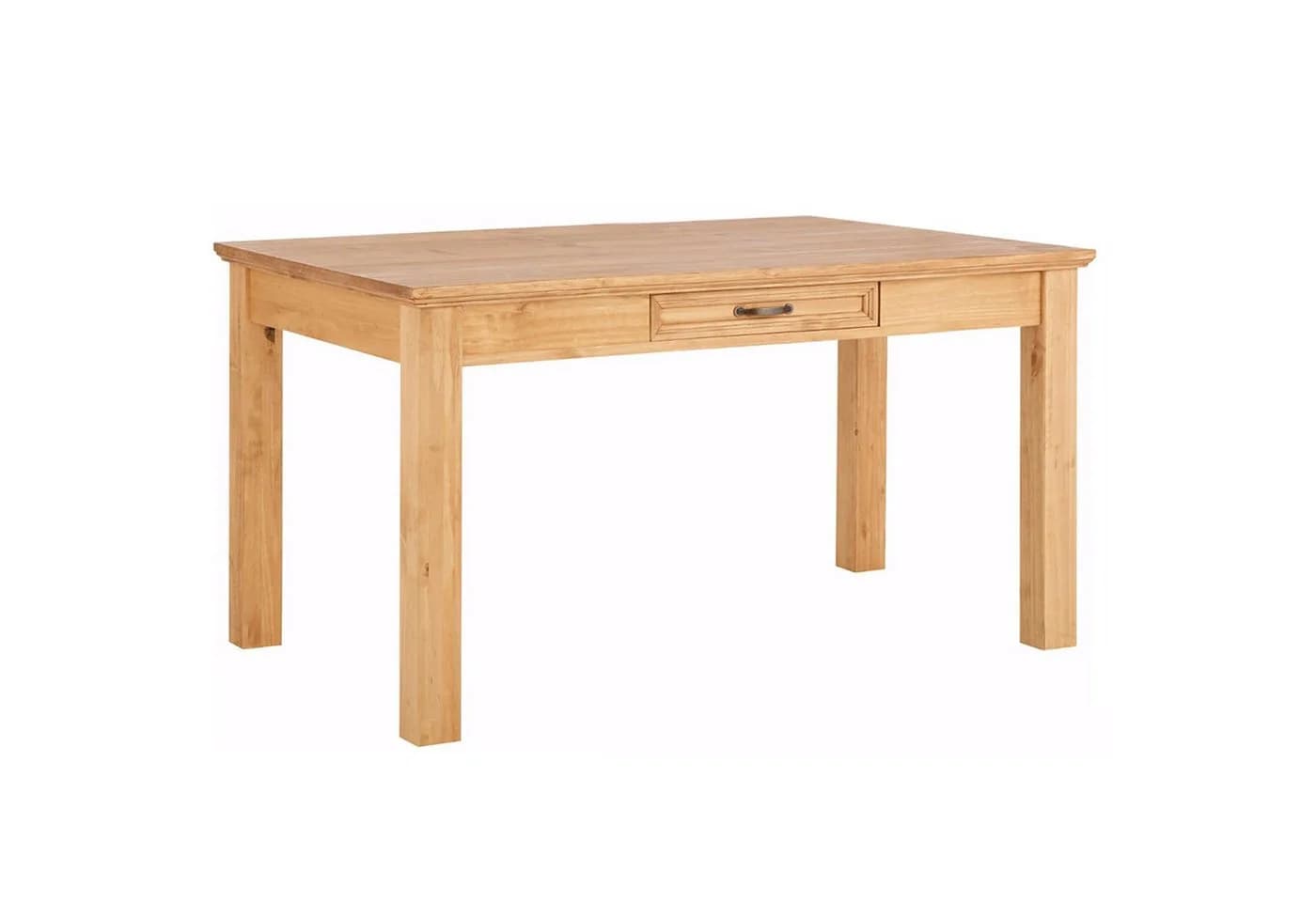 Esstisch OTTO HOME Selma Massivholz mit Schublade Beige