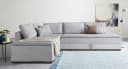 HOME AFFAIRE Ecksofa Night & Day L-Form mit Schlaffunktion Cord hellgrau Bild 2