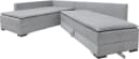 HOME AFFAIRE Ecksofa Night & Day L-Form mit Schlaffunktion Cord hellgrau Bild 5