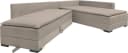 HOME AFFAIRE Night & Day Ecksofa L-Form Grau Taupe mit Schlaffunktion Bild 4