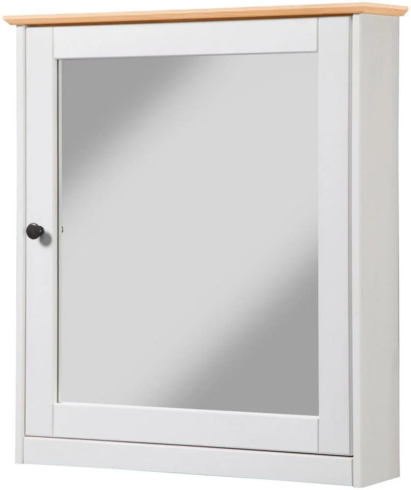 welltime Spiegelschrank Sylt/ Rügen/ Modern Breite 60,5 cm Massivholz - Bild 2