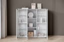 HOME AFFAIRE Highboard Caro Weiß Hochglanz Push-to-Open Bild 5