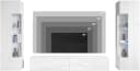 OTTO HOME Wohnwand Kenia Grau Braun mit Eckverglasung Bild 5