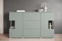 OTTO HOME Sideboard Kenia Salbei mit Schubladen und Glastüren Bild 5