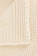 Wohndecke Phelon OTTO Home Baumwolle 130x170 cm Creme Strickmuster Bild 4