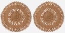 my home Platzset Aimka 2er-Set 35x35 cm Jute Bild 2