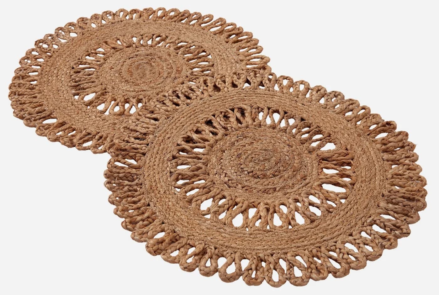 my home Platzset Aimka 2er-Set 35x35 cm Jute - Bild 4