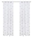 Gardine MY HOME "Elyna" Taupe Polyester Bild 1