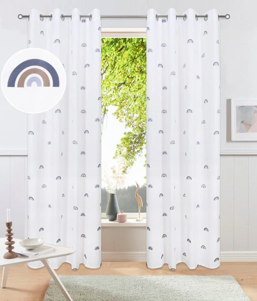 Gardine MY HOME "Elyna" Taupe Polyester - Bild 2