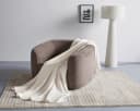 LeGer Home by Lena Gercke Wohndecke HEVIN Baumwolle Crinkle-Effekt Creme Bild 1