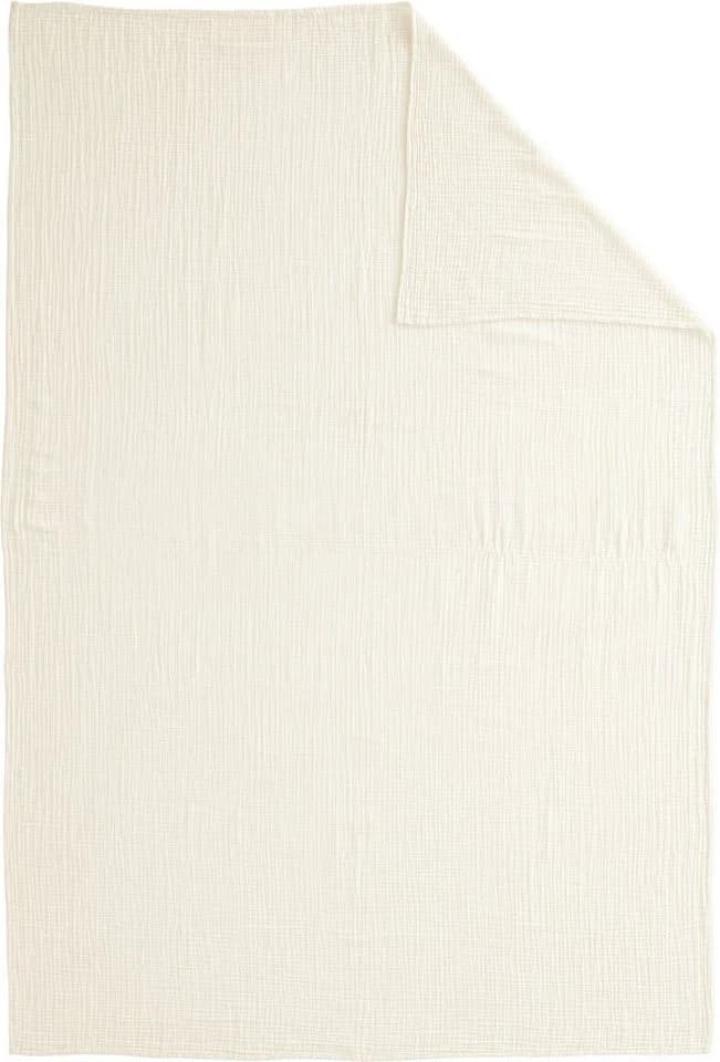 LeGer Home by Lena Gercke Wohndecke HEVIN Baumwolle Crinkle-Effekt Creme - Bild 3