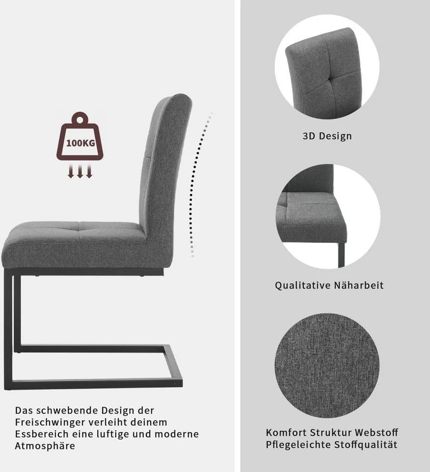 OTTO HOME Eckbankgruppe Geranie 7-sitzig Grau mit Stauraum - Bild 4