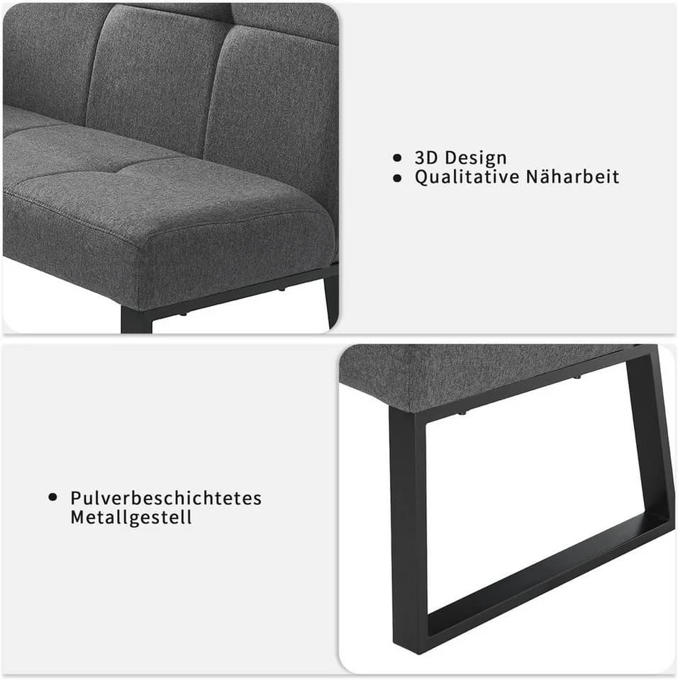 OTTO HOME Eckbankgruppe Geranie 7-sitzig Grau mit Stauraum - Bild 5