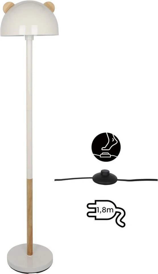 OTTO HOME Stehlampe Alinn Beige Holz Metall Kinderzimmerleuchte - Bild 3