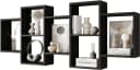 HOME AFFAIRE Wandboard Trio Schwarz FSC-Zertifiziert 10 Fächer Bild 1
