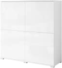 OTTO HOME Highboard Kenia Weiß Hochglanz 4 Türen Push-to-Open Bild 1