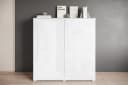 OTTO HOME Highboard Kenia Weiß Hochglanz 4 Türen Push-to-Open Bild 2