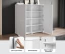 OTTO HOME Highboard Kenia Weiß Hochglanz 4 Türen Push-to-Open Bild 3
