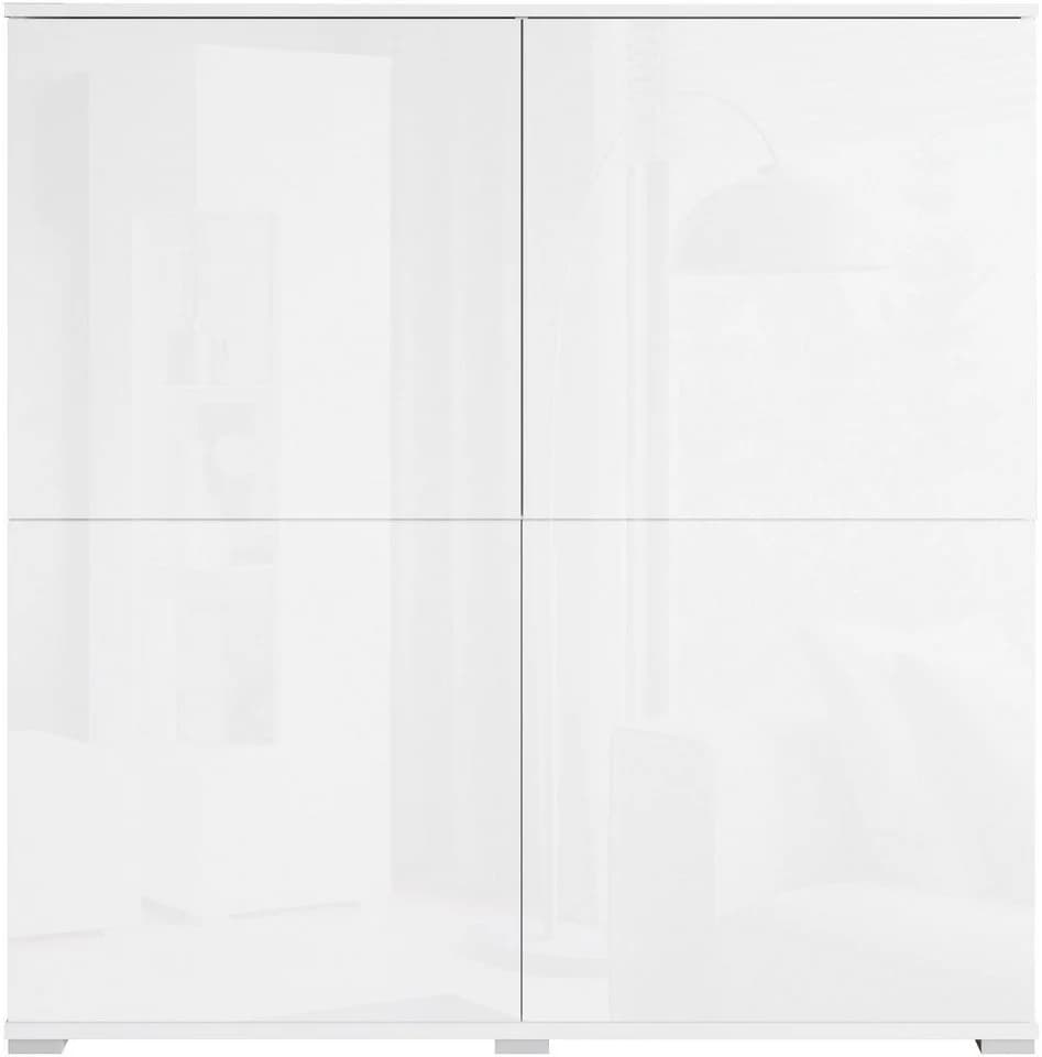 OTTO HOME Highboard Kenia Weiß Hochglanz 4 Türen Push-to-Open - Bild 4