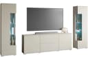 OTTO HOME Wohnwand KENIA Braun Kaschmir Set mit Vitrinen Bild 1