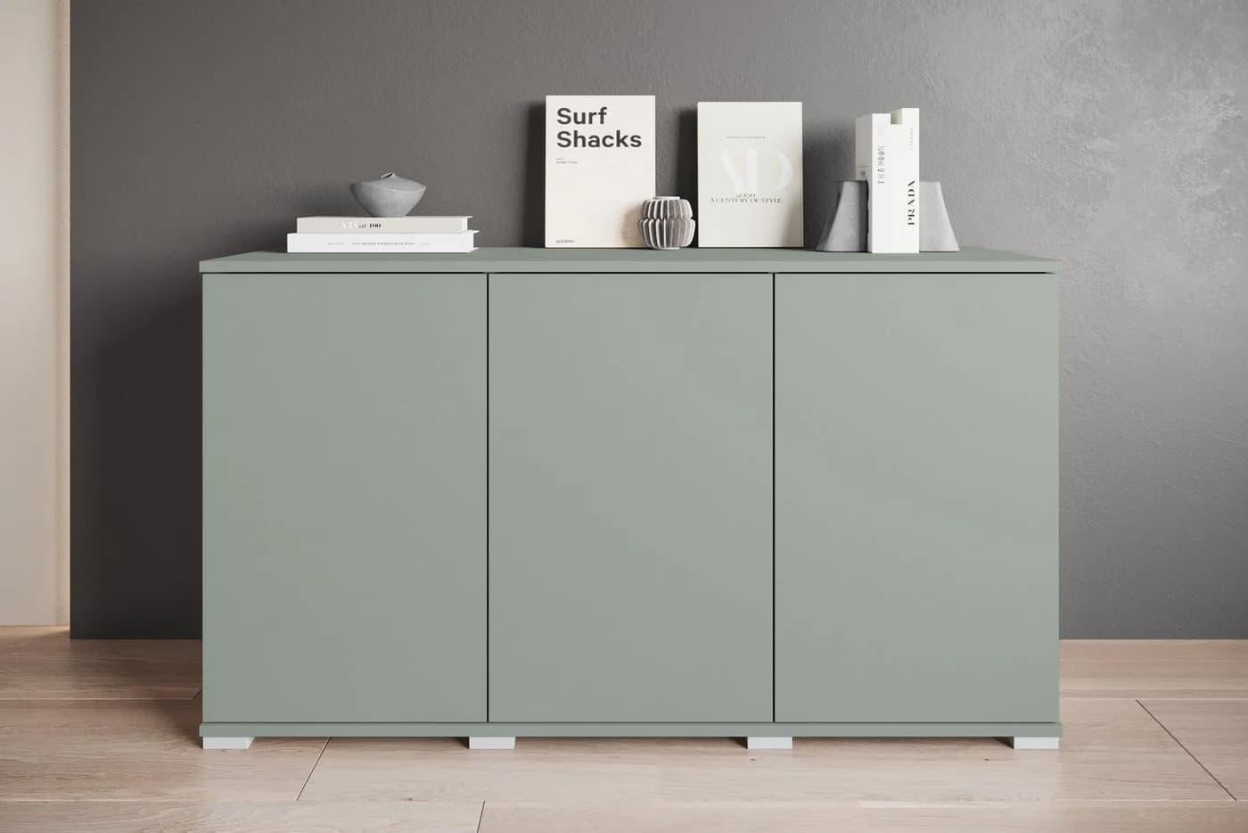 OTTO HOME Sideboard Kenia Salbei Modern Grifflos - Bild 2