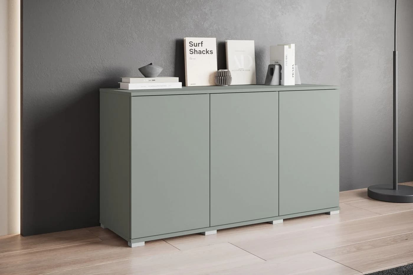 OTTO HOME Sideboard Kenia Salbei Modern Grifflos - Bild 5