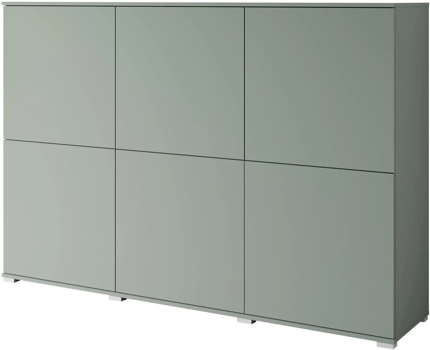 OTTO HOME Highboard Kenia 180 cm Salbei Push-to-Open Modern
