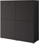 OTTO HOME Highboard Kenia 4 Türen Schwarz Modern Push-to-Open Bild 1