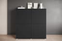 OTTO HOME Highboard Kenia 4 Türen Schwarz Modern Push-to-Open Bild 2