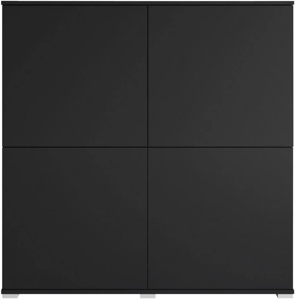 OTTO HOME Highboard Kenia 4 Türen Schwarz Modern Push-to-Open - Bild 4