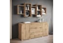 Home Affaire Wandregal Trio Braun FSC-Zertifiziert 10 Fächer Bild 5