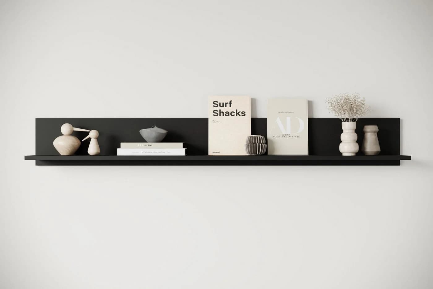 Home affaire Wandboard Wandregal Vera Schwarz Modern Urban - Bild 2
