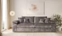HOME AFFAIRE Big-Sofa Soft&Cosy XL Taupe Chenille Bild 2