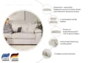 HOME AFFAIRE Big-Sofa Soft&Cosy XL Beige Chenille Bild 3