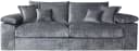 HOME AFFAIRE Big-Sofa Soft&Cosy XL Dunkelgrau mit Federkern Bild 1