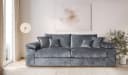 HOME AFFAIRE Big-Sofa Soft&Cosy XL Dunkelgrau mit Federkern Bild 2