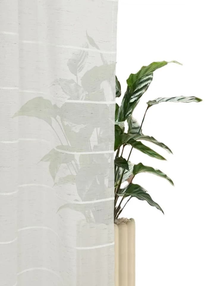 my home Gardine Kym Beige Uni-Design - Bild 3