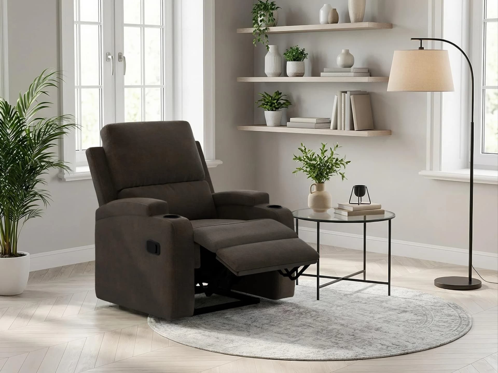 Relaxsessel OTTO HOME Napori Anthrazit mit Relaxfunktion