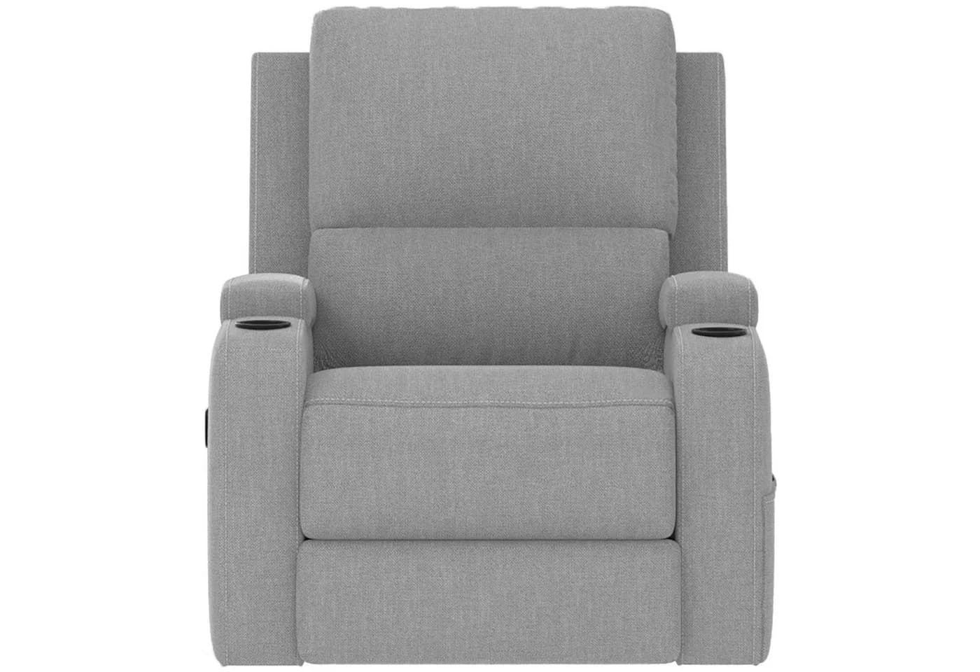 OTTO HOME Napori Relaxsessel Hellgrau mit Relaxfunktion