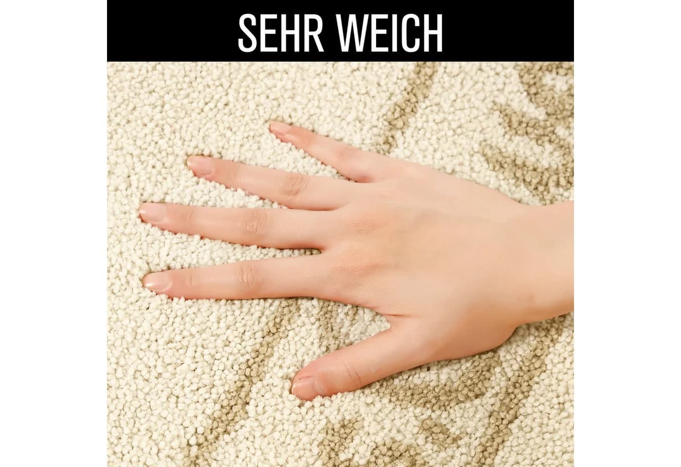s.Oliver Badematte Allie Beige Rund 80 cm - Bild 5