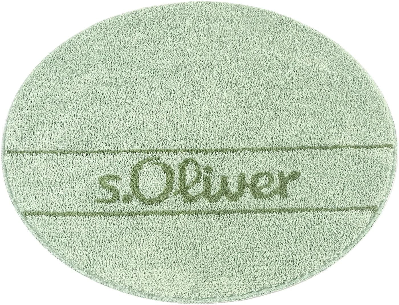 s.Oliver Badematte Allie Hellgrün Rund Polyester - Bild 2