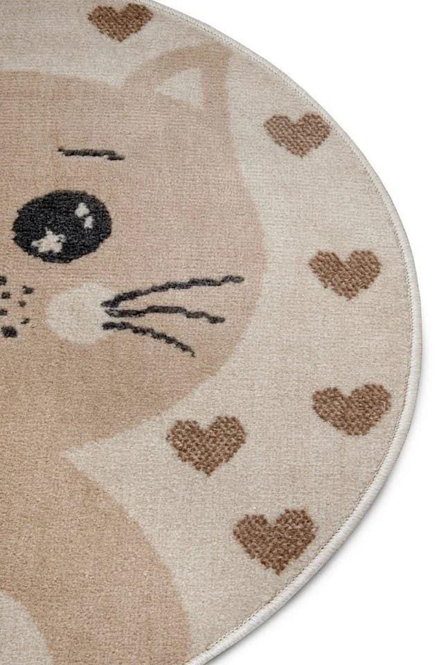 HANSE HOME Kinderteppich Adventures Cat Beige Katze - Bild 5