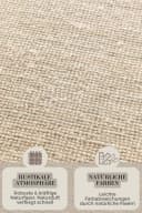 HANSE HOME Jaipur Jute-Teppich Skandi-Design Naturweiß Bild 4