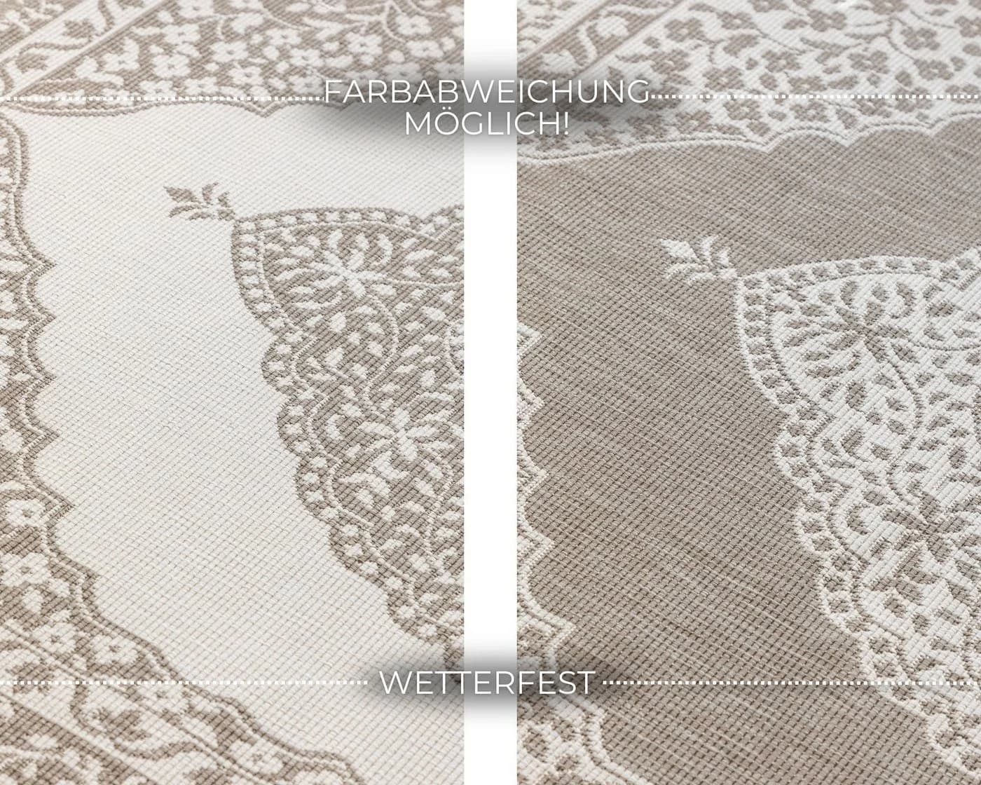 ELLE DECORATION Meekly Wendeteppich Beige Polypropylen - Bild 4