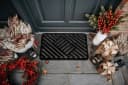 HANSE HOME Fußmatte Grid Brushes Mat Schwarz Robust Outdoor Bild 1
