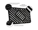 HANSE HOME Fußmatte Grid Brushes Mat Schwarz Robust Outdoor Bild 4